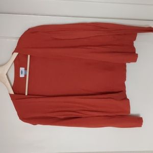 Burnt orange cardigan, medium, Old Navy